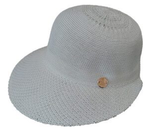 Radicool Visor Hat Knitted White