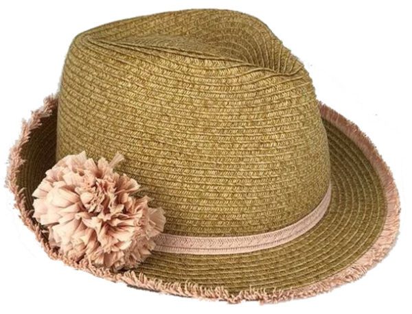 Clearance - Radicool Fedora Hat Apricot