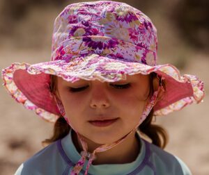 Radicool Infant Girls Reversible Hat Pink