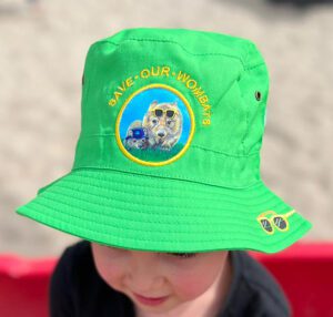 Wires Kids Bucket Hat Wombat Large