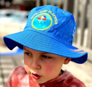 Wires Kids Bucket Hat Platypus Small