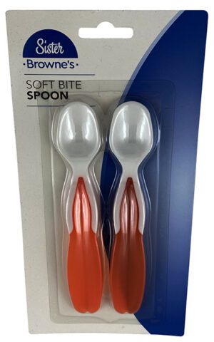 Sister Brownes Soft Bite Spoon 2 Pack