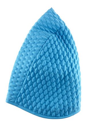 Adult Bubble Swim Cap Sky Blue