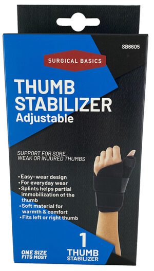 Surgical Basics Thumb Stabiliser - Adjustable L/r Thumb