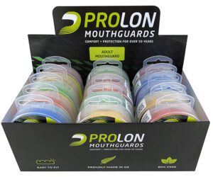 Prolon Adult Mouthguard Age 16+ (5 Colours) Display Of 15