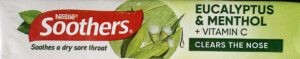Soothers Eucalyptus & Menthol (10 Tab) Display Of 36