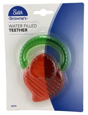 Sister Brownes Water Filled Strawberry Teether