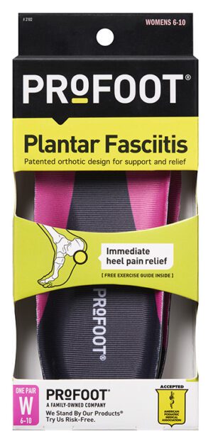 Profoot Plantar Fasciitis Orthotic Women Size 6-10