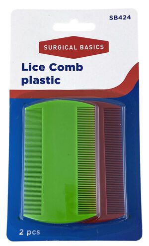 Surgical Basics Plastic Lice Combs 2 Pack