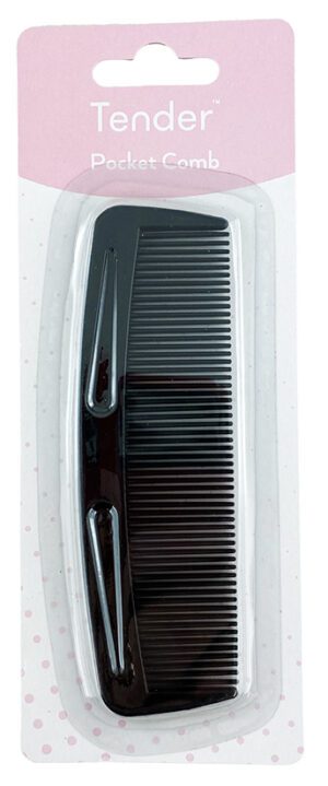 Tender Comb 6 Inch Black