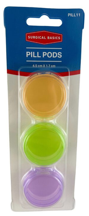 Surgical Basics Pill Pods 4.5cm Diameter 3 Pack