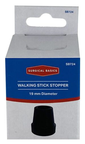 Surgical Basics Walking Stick Stopper Black 19mm