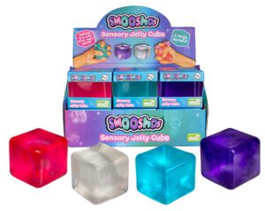 Smooshos Jelly Sensory Cube (4 Colours) Display Of 12