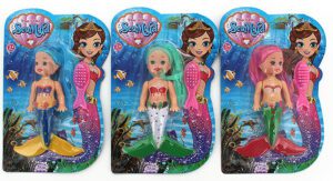 Mermaid Doll 12cm (3 Designs)