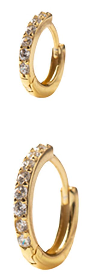 Gold Plated Huggie