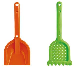 Beach Shovel & Rake 100% Recycled 31cm