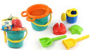 Beach Set Bucket 7 Piece 100% Recycled 27 X 23cm