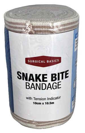 Surgical Basics Snake Bite Bandage 10cm X 10.5m Tension Indicator