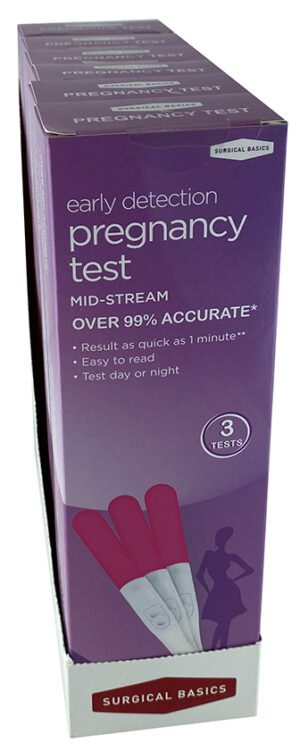 Surgical Basics Midstream Pregnancy Test 3 Pack