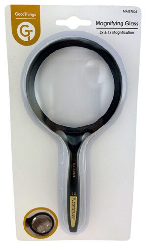 Magnifying Glass 2x & 4x Medium