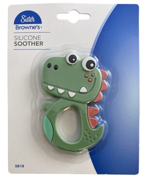 Sister Brownes Dinosaur Silicone Teether