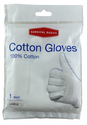 Surgical Basics Cotton Gloves Large 1 Pair