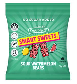 Double D Smart Sweets Sour Watermelon 50g