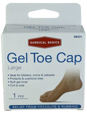 Surgical Basics Gel Lined Toe Cap (large)