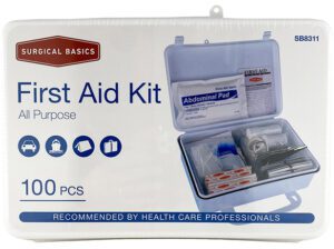 Surgical Basics First Aid Kit (100 Pieces)