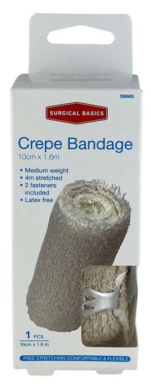 Surgical Basics Crepe Bandage (10cm X 1.6m)
