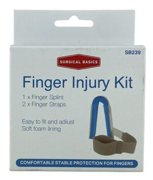 Surgical Basics Finger Injury Kit (splint With 2 Straps)