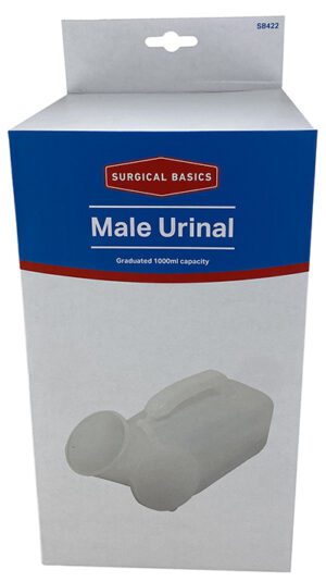 Surgical Basics Male Urinal Graduated With Lid 1 Litre