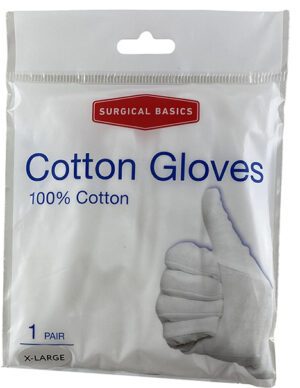 Surgical Basics Cotton Gloves Extra Large 1 Pair