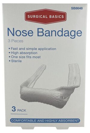 Surgical Basics Sterile Nose Bandage 3 Pack