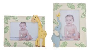 Animal Baby Frame 4x6 Inches (2 Assorted)