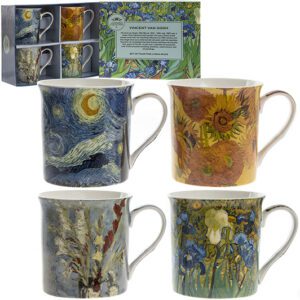 Artist Mug Set Of 4 In Display Box