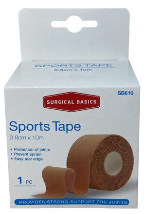 Surgical Basics Sports Tape Tan (3.8cm X 10m)