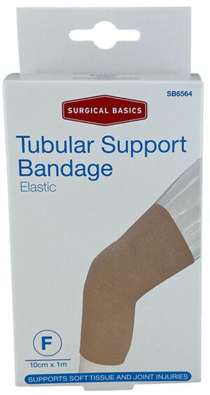 Surgical Basics Tubular Bandage Size F (10cm X 1m)