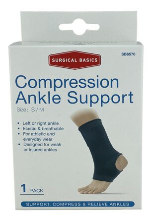Surgical Basics Ankle Support Compression S/m