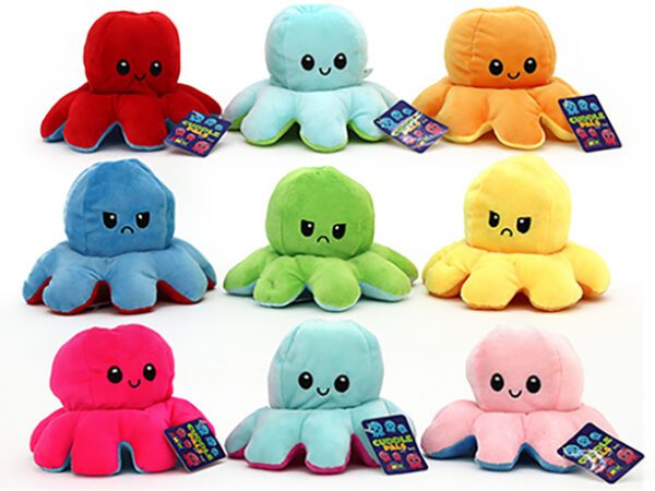 Octopus Reversible 18cm (6 Assorted)