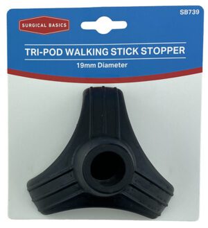 Surgical Basics Walking Stick Stopper Tripod Style 19mm