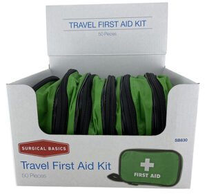 Surgical Basics Travel First Aid Kit (30 Piece) Display Of 6