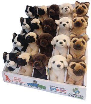 Pocketkins Dog 13cm 5 Asorted Display Of 20