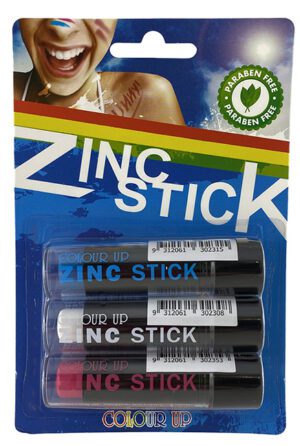 Zinc Stick Card (3 Colours Per Card)