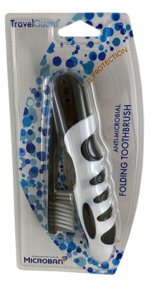 On The Go Travel Guard Folding Toothbrush