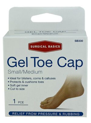 Surgical Basics Gel Lined Toe Cap (small/medium)