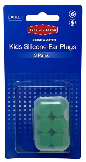 Surgical Basics Kids Silicone Ear Plugs 3pr