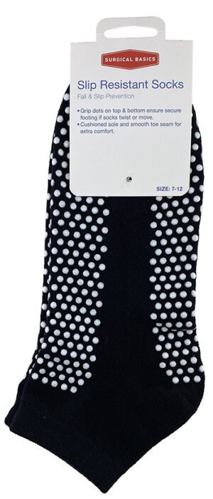 Surgical Basics Slip Resistant Grip Socks Size 7-12