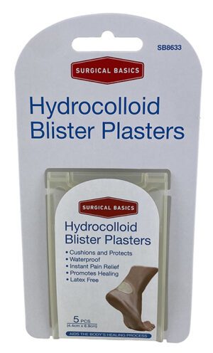 Surgical Basics Blister Plasters 44 X 69mm 5 Pack