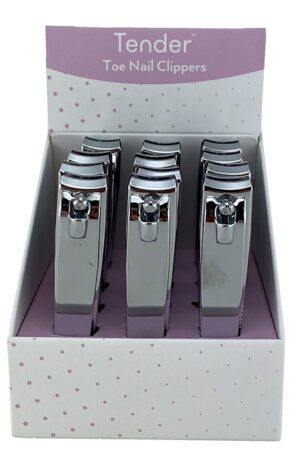 Tender Toe Nail Clippers Display Of 12